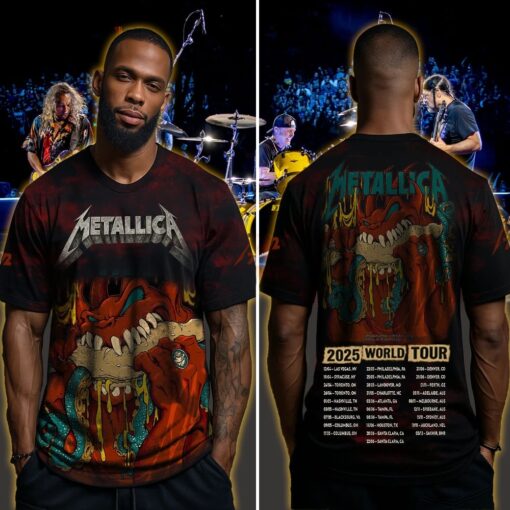 metallica m72 3d aop shirt may 25 2025 lincoln financial field philadelphia pa tentacle burger monster design 4