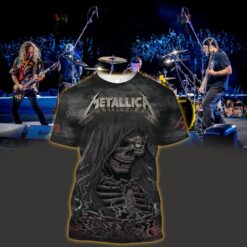 metallica m72 3d aop shirt may 28 2025 landover maryland northwest stadium grim reaper skeleton design 1