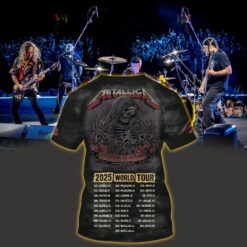 metallica m72 3d aop shirt may 28 2025 landover maryland northwest stadium grim reaper skeleton design 2