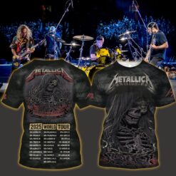 metallica m72 3d aop shirt may 28 2025 landover maryland northwest stadium grim reaper skeleton design