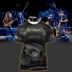 metallica m72 3d aop shirt may 3 2025 nashville tn nissan stadium coiled snake skull ft limp bizkit ice nine kills 1
