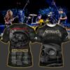 metallica m72 3d aop shirt may 3 2025 nashville tn nissan stadium coiled snake skull ft limp bizkit ice nine kills