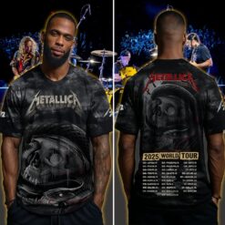 metallica m72 3d aop shirt may 3 2025 nashville tn nissan stadium coiled snake skull ft limp bizkit ice nine kills 4