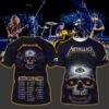 metallica m72 3d aop shirt may 31 2025 charlotte north carolina bank of america stadium third eye skull edition