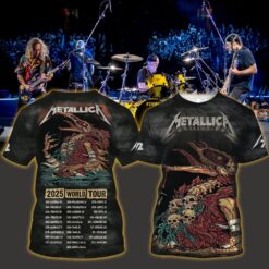 metallica m72 3d aop shirt may 7 2025 blacksburg va lane stadium chains of the raven god