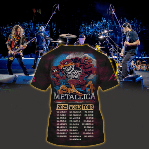 metallica m72 3d aop shirt may 7 2025 lane stadium blacksburg va hokie skeleton mascot tribute 2