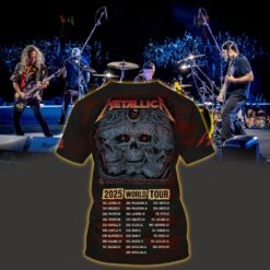 metallica m72 3d aop shirt may 9 2025 historic crew stadium columbus oh triple skull rose crown 2
