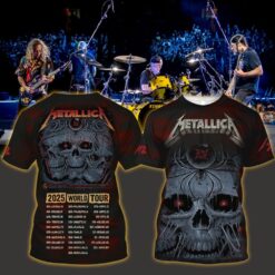 metallica m72 3d aop shirt may 9 2025 historic crew stadium columbus oh triple skull rose crown