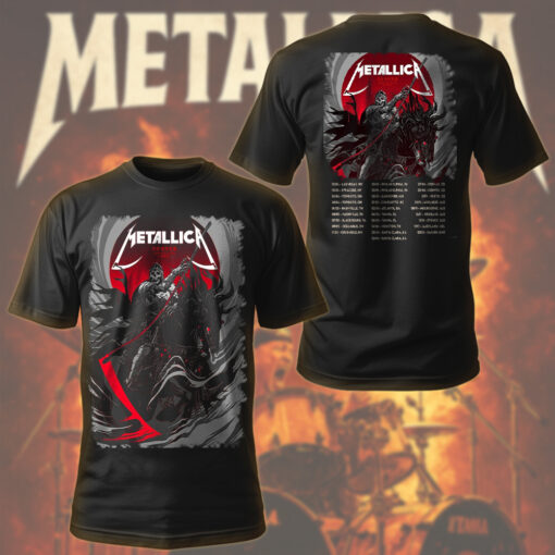 metallica m72 denver 2025 reaper art tee official no repeat weekend concert shirt 4.jpg