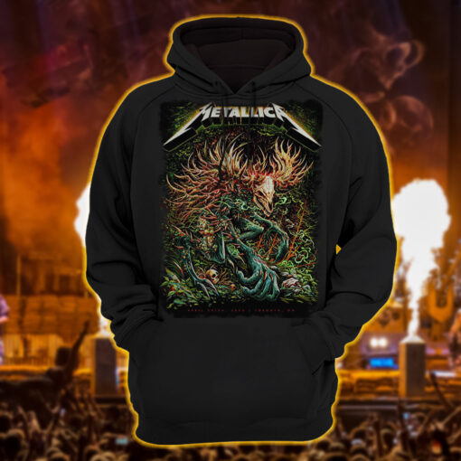 metallica m72 hoodie april 24 26 2025 toronto rogers centre forest beast by miles tsang