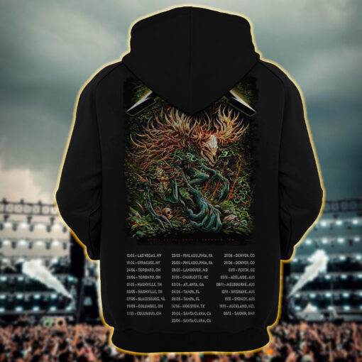 metallica m72 hoodie april 24 26 2025 toronto rogers centre forest beast by miles tsang1
