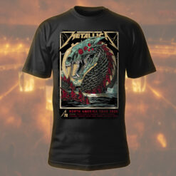 metallica m72 north america tour 2025 sea monster tee official multi city concert shirt 1