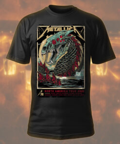 metallica m72 north america tour 2025 sea monster tee official multi city concert shirt 1