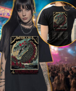 metallica m72 north america tour 2025 sea monster tee official multi city concert shirt 3