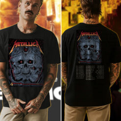 metallica m72 red eyed skull tee 2025 north american tour streetwear 4