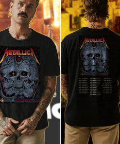 metallica m72 red eyed skull tee 2025 north american tour streetwear 4