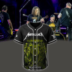 metallica m72 the art of squindo baseball jersey 104 seasons of metallica art 2025 all over print graphic shirt 1