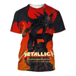 metallica m72 tour aop shirt june 20 2025 santa clara ca levis stadium vance kelly no repeat setlist demon 3d artwork concert tee 1