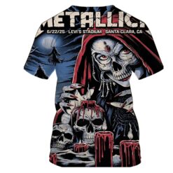 metallica m72 tour aop shirt june 22 2025 santa clara ca levis stadium skull priestess 3d design metallica x pantera x suicidal tendencies concert tee 2