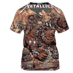 metallica m72 tour aop shirt june 27 2025 denver co empower field bear berserker 3d print limited concert tee 2