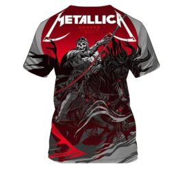 metallica m72 tour aop shirt june 27 29 2025 denver co empower field death rider 3d artwork official concert tee 2
