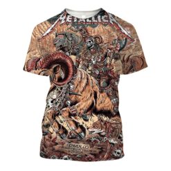 metallica m72 tour aop shirt june 29 2025 denver co empower field ram skull rider 3d print tee 1