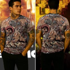 metallica m72 tour aop shirt june 29 2025 denver co empower field ram skull rider 3d print tee 4