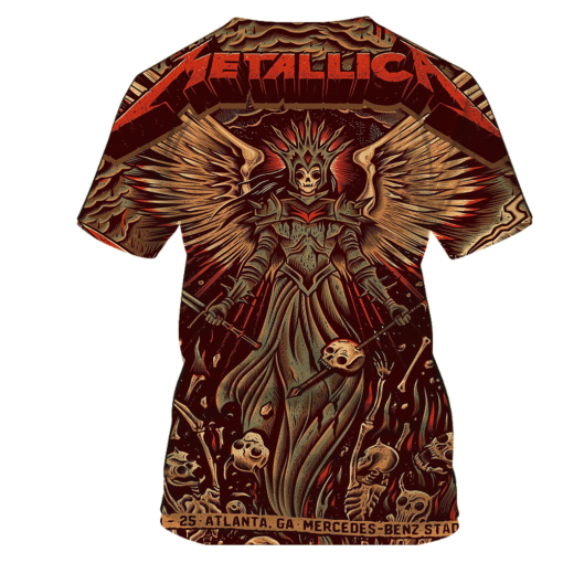 metallica m72 tour aop shirt june 3 2025 atlanta ga mercedes benz stadium angel of death 3d artwork metallica x pantera x suicidal tendencies concert tee 2