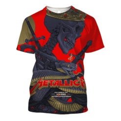 metallica m72 tour aop shirt may 11 2025 columbus oh historic crew stadium crowned skeleton serpent 3d artwork concert edition tee 1