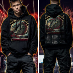 metallica m72 tour hoodie april 19 2025 syracuse ny jma wireless dome sea serpent skull artwork 2