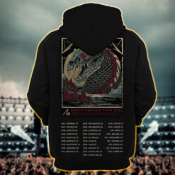 metallica m72 tour hoodie april 19 2025 syracuse ny jma wireless dome sea serpent skull artwork