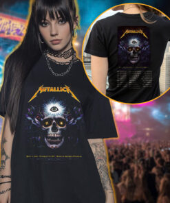 metallica m72 tour t shirt third eye skull drop charlotte night may 21 2025 3