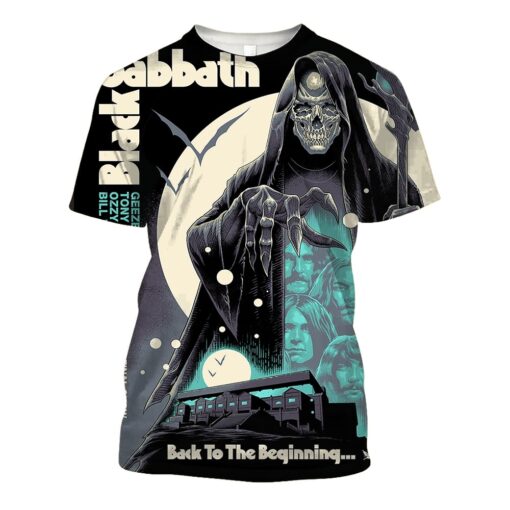 metallica m72 tribute aop shirt july 5 2025 birmingham england villa park stadium black sabbath final show grim reaper art 3d tour tee 1