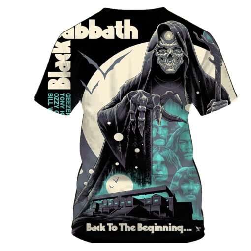 metallica m72 tribute aop shirt july 5 2025 birmingham england villa park stadium black sabbath final show grim reaper art 3d tour tee 2