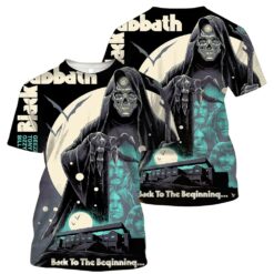 metallica m72 tribute aop shirt july 5 2025 birmingham england villa park stadium black sabbath final show grim reaper art 3d tour tee