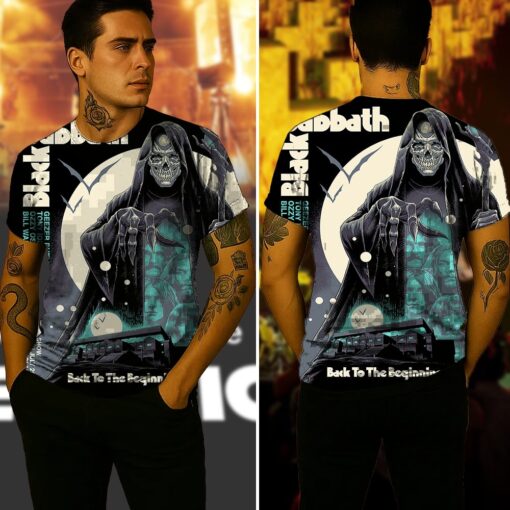 metallica m72 tribute aop shirt july 5 2025 birmingham england villa park stadium black sabbath final show grim reaper art 3d tour tee 4