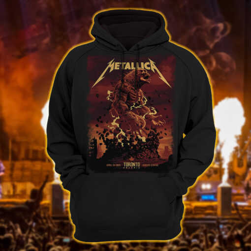 metallica m72 world tour 2025 april 24 toronto ontario rogers centre skullhorn forest beast artwork hoodie shirt