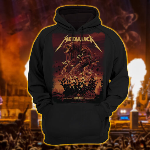 metallica m72 world tour 2025 april 26 toronto ontario rogers centre feral skullhorn beast artwork hoodie shirt