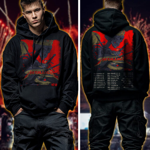 metallica m72 world tour 2025 may 11 columbus ohio historic crew stadium crowned skeleton coiled serpent artwork hoodie shirt 2