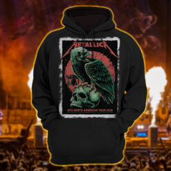 metallica m72 world tour 2025 may 23 philadelphia pennsylvania lincoln financial field vulture skull liberty bell artwork hoodie shirt
