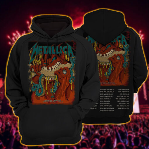 metallica m72 world tour 2025 may 25 philadelphia pennsylvania lincoln financial field cheesesteak demon redux artwork hoodie shirt 3