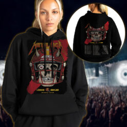 metallica m72 world tour 2025 may 28 landover maryland northwest stadium zombie football helmet artwork hoodie shirt 1