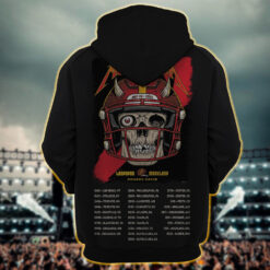 metallica m72 world tour 2025 may 28 landover maryland northwest stadium zombie football helmet artwork hoodie shirt11