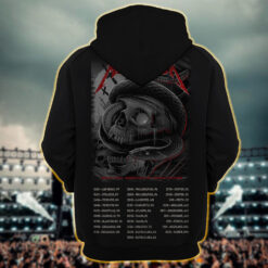 metallica m72 world tour 2025 may 3 nashville tennessee nissan stadium skull eye coiled cobra artwork hoodie shirt1