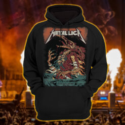 metallica m72 world tour 2025 may 7 blacksburg virginia lane stadium vulture beast chain skulls artwork hoodie shirt