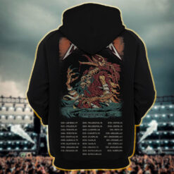metallica m72 world tour 2025 may 7 blacksburg virginia lane stadium vulture beast chain skulls artwork hoodie shirt1