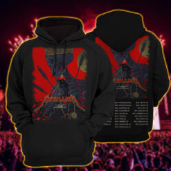 metallica m72 world tour 2025 may 9 columbus ohio historic crew stadium skeleton king flaming raven artwork hoodie shirt 3