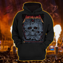 metallica m72 world tour 2025 may 9 columbus ohio historic crew stadium three headed skull rose spider artwork hoodie shirt