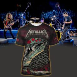 metallica m72 world tour 3d aop shirt april 19 2025 syracuse ny jma wireless dome electric sea dragon design 1