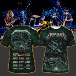 metallica m72 world tour 3d aop shirt april 19 2025 syracuse ny jma wireless dome thunder dragon design